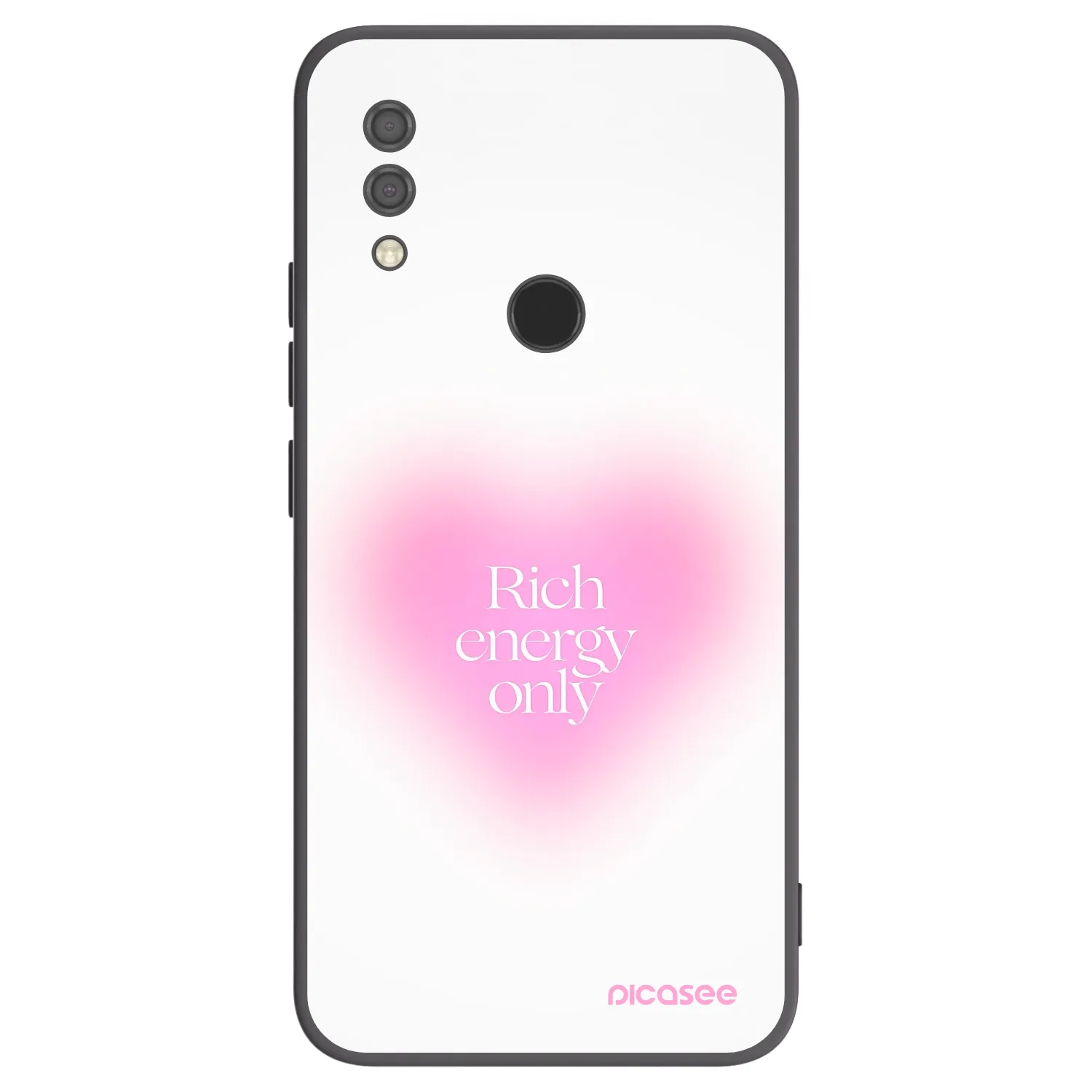 Picasee silikonowe czarne etui na Xiaomi Redmi 7 - Rich Energy