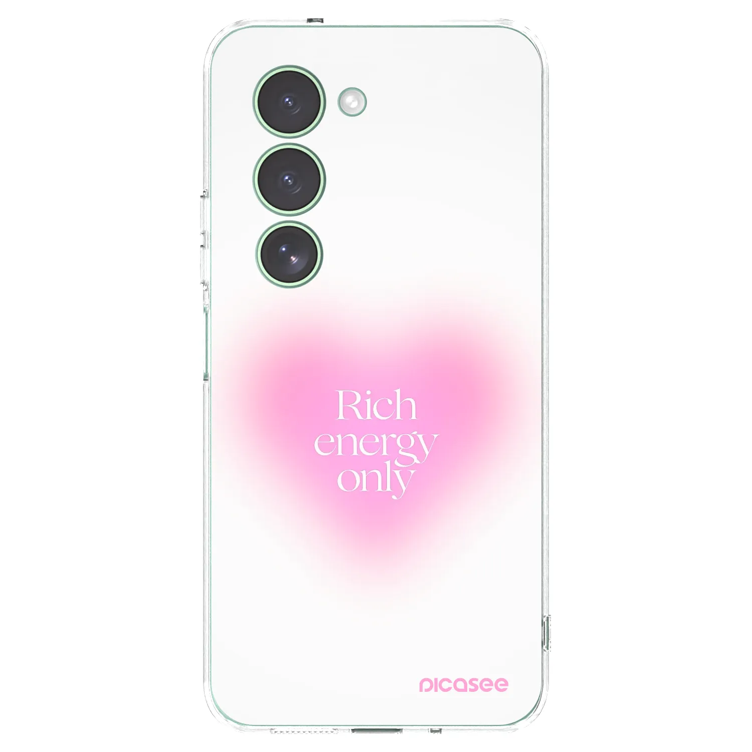 Picasee silikonowe przeźroczyste etui na Xiaomi Redmi 15 5G - Rich Energy