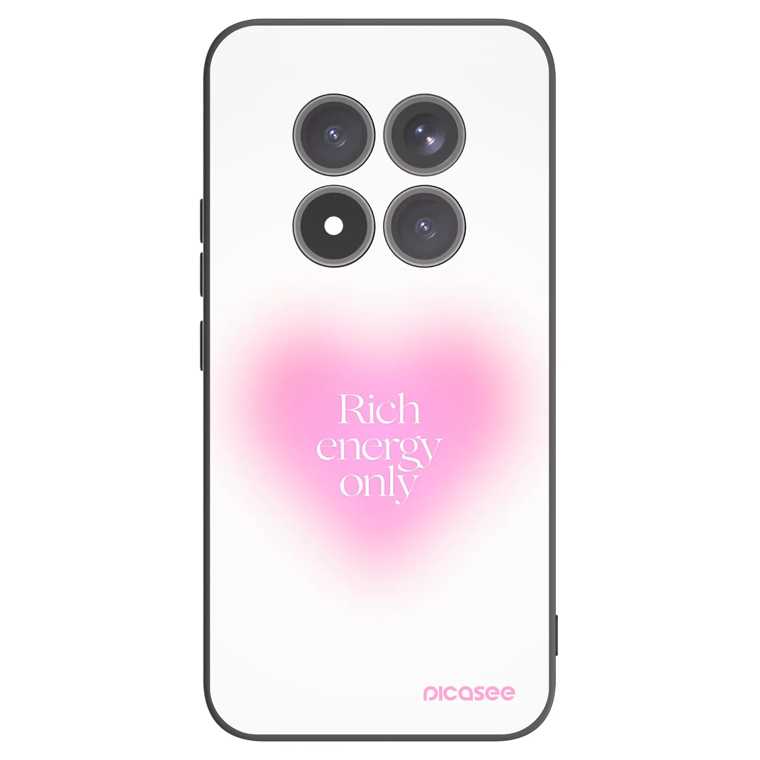 Picasee silikonowe czarne etui na Xiaomi Redmi Note 15 Pro+ - Rich Energy