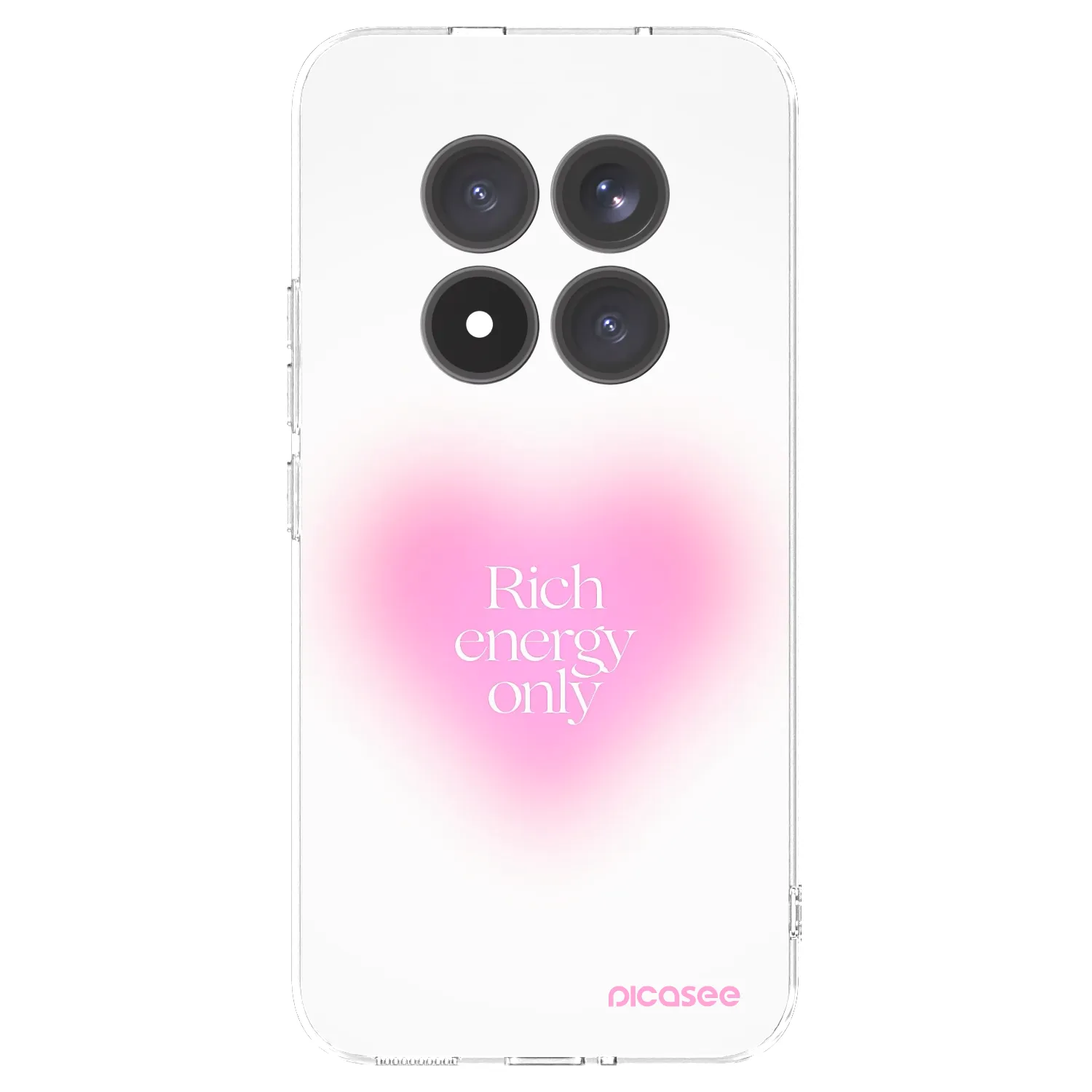 Picasee silikonowe przeźroczyste etui na Xiaomi Redmi Note 15 Pro+ - Rich Energy