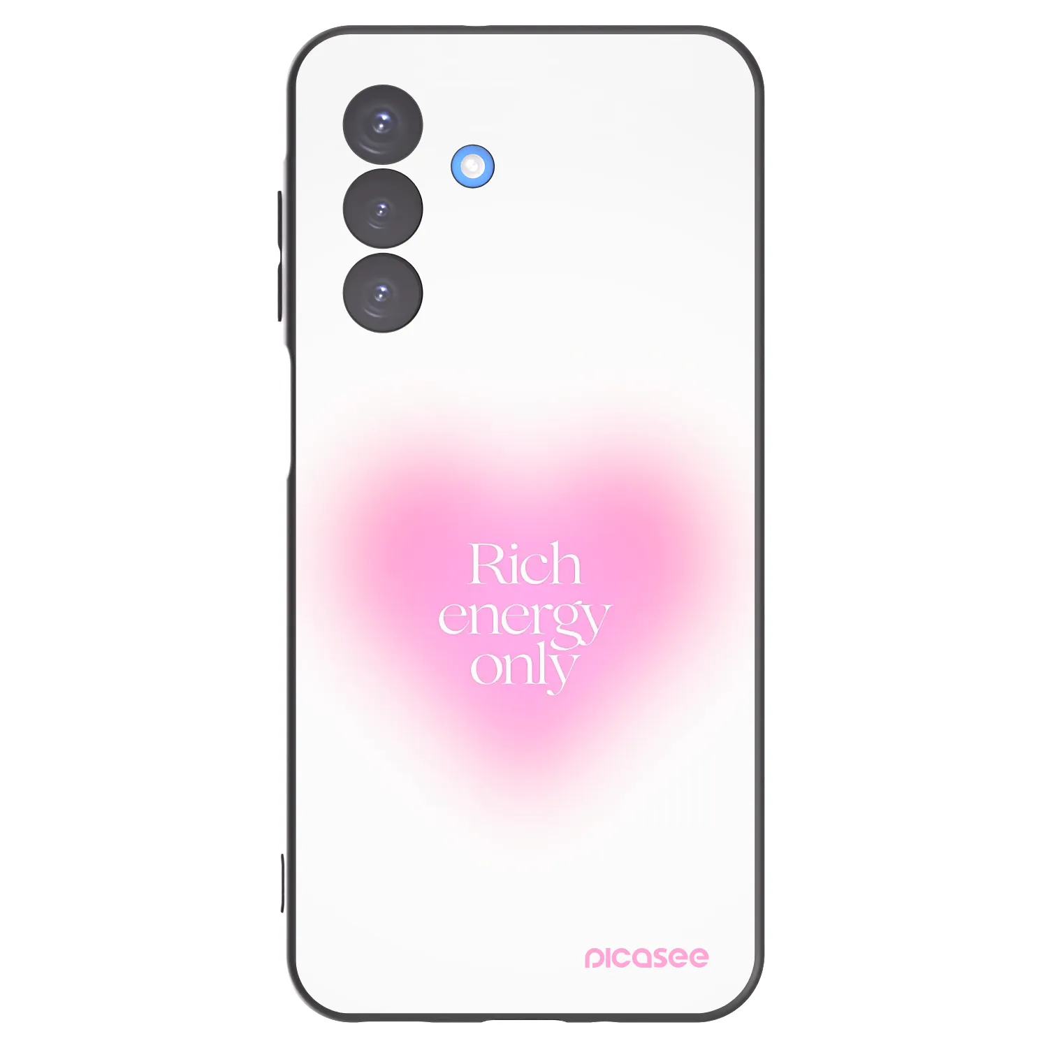 Picasee silikonowe czarne etui na Samsung Galaxy A17 5G - Rich Energy