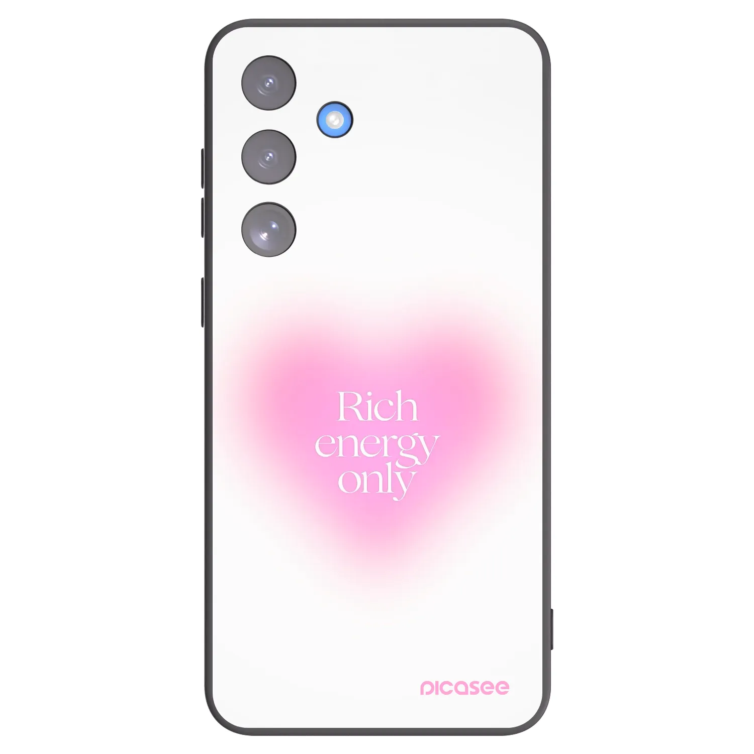 Picasee silikonowe czarne etui na Samsung Galaxy S25 FE 5G - Rich Energy