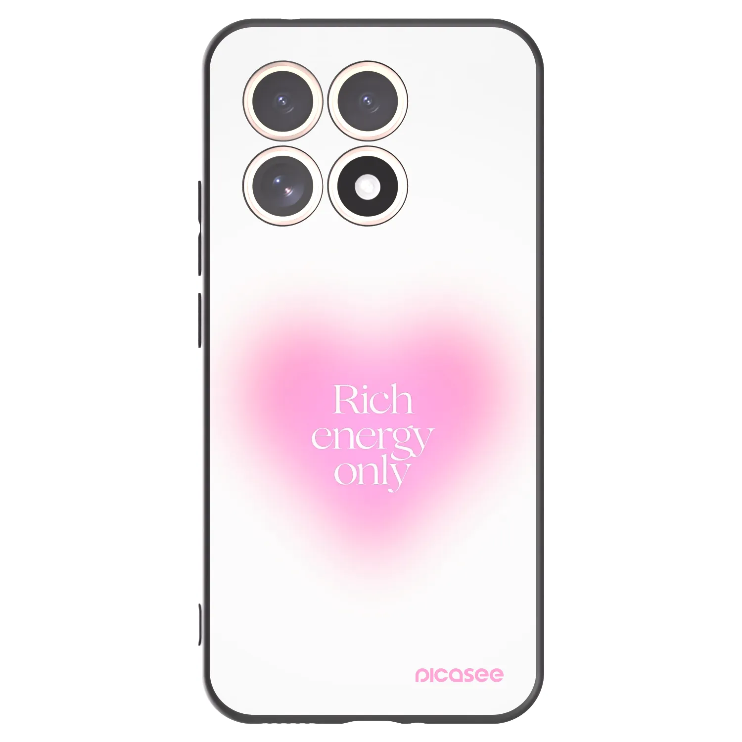 Picasee silikonowe czarne etui na Xiaomi 15T - Rich Energy