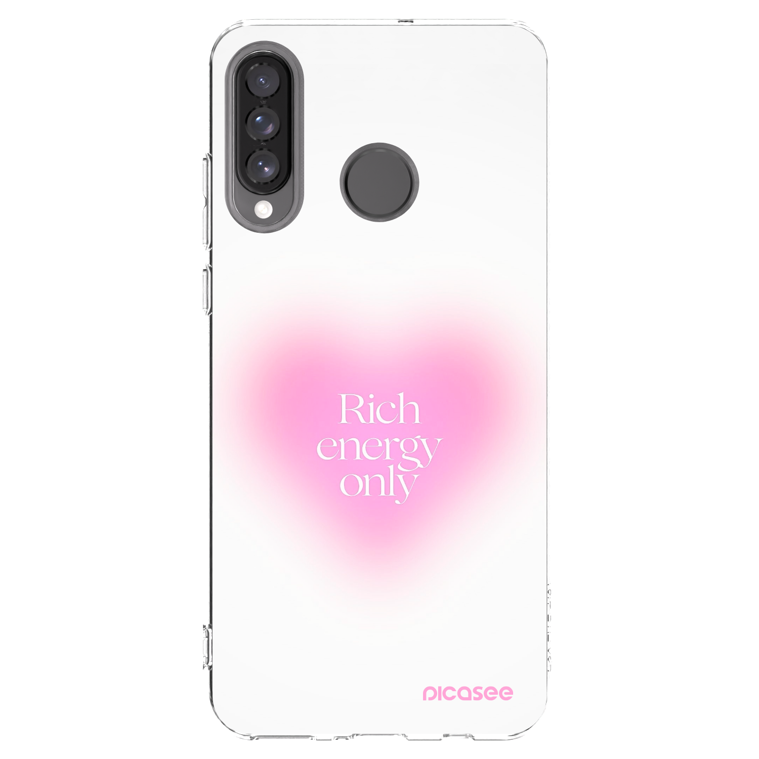 Picasee silikonowe przeźroczyste etui na Huawei P30 Lite - Rich Energy