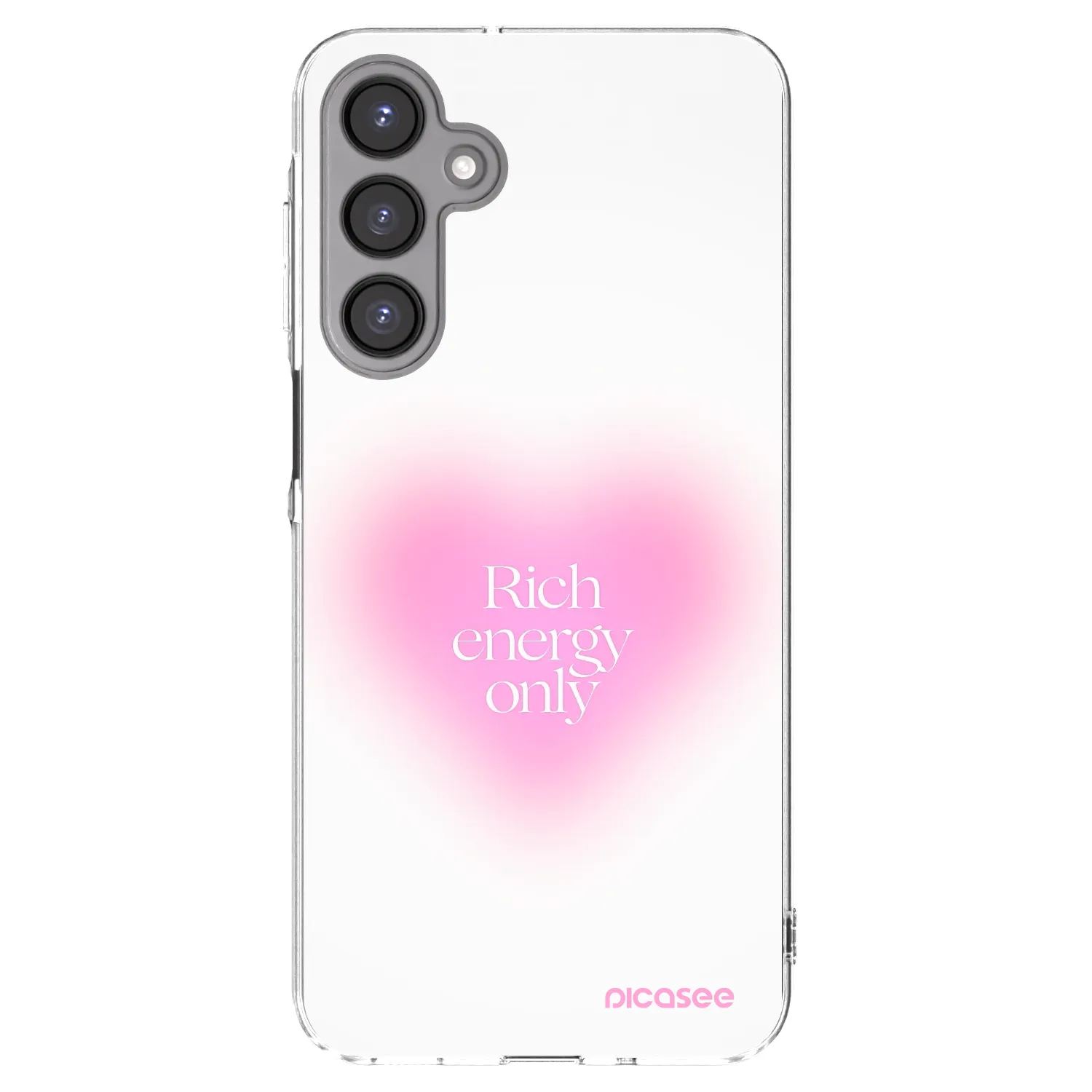 Picasee silikonowe przeźroczyste etui na Samsung Galaxy A16 4G - Rich Energy