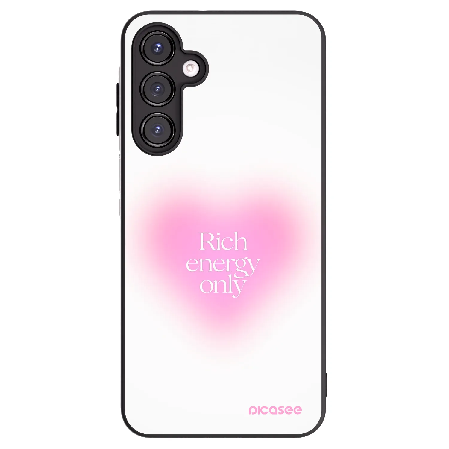 Picasee silikonowe czarne etui na Samsung Galaxy A16 4G - Rich Energy