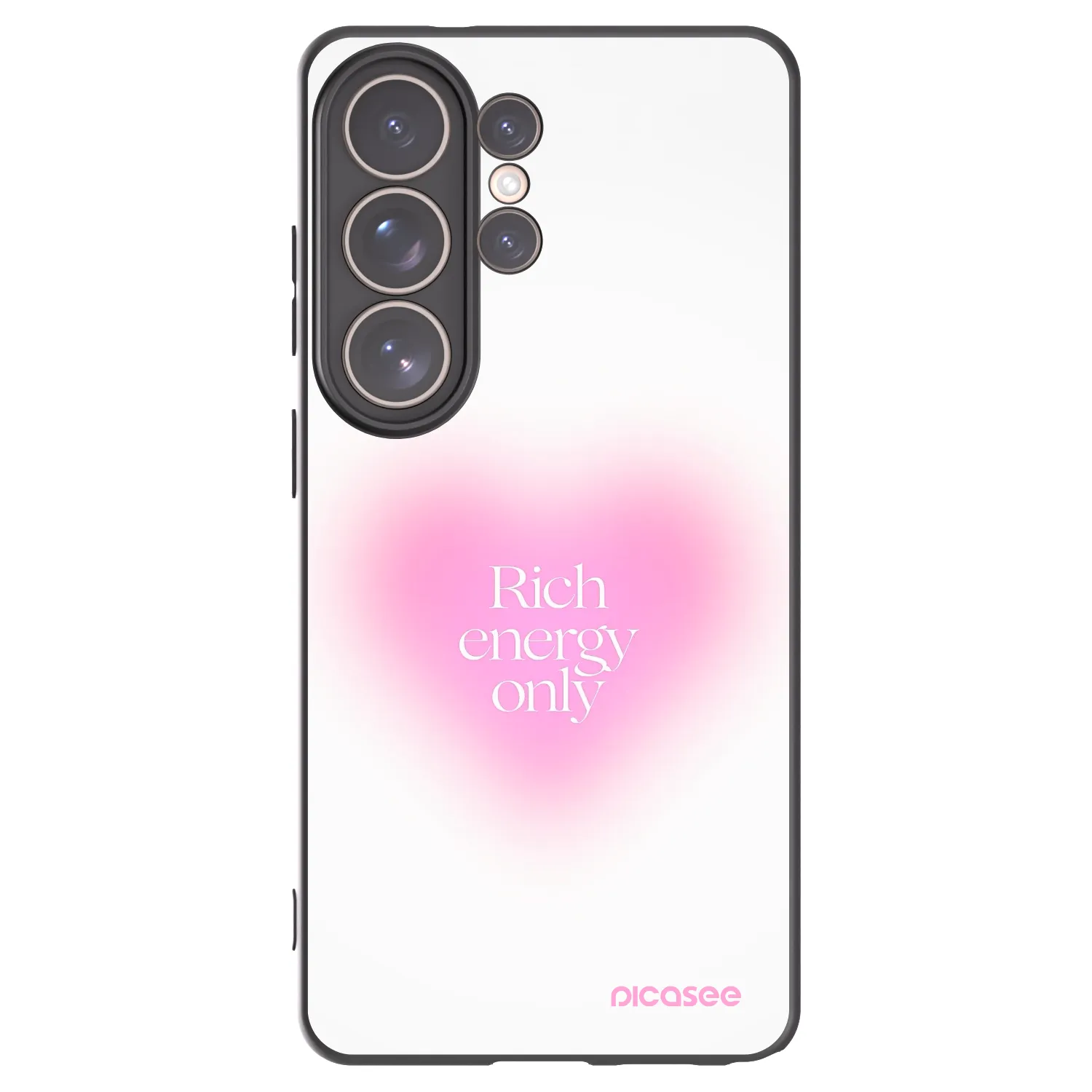 Picasee silikonowe czarne etui na Samsung Galaxy S26 Ultra - Rich Energy