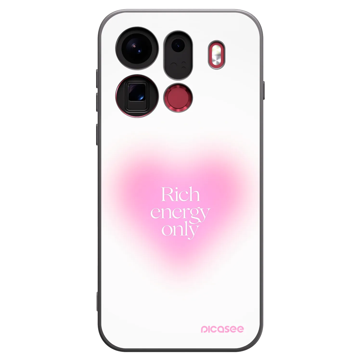 Picasee silikonowe czarne etui na OPPO Find X9 Pro - Rich Energy