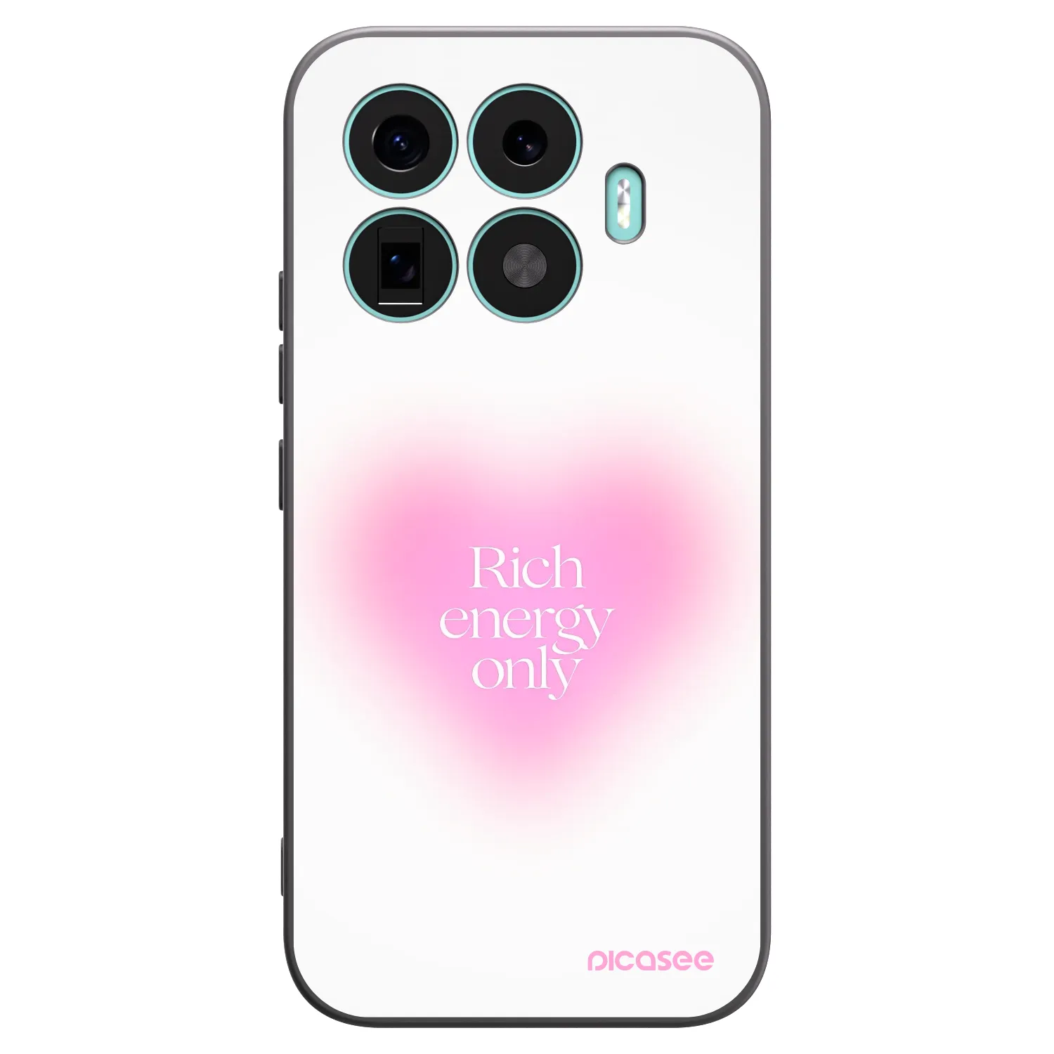 Picasee silikonowe czarne etui na Xiaomi 17T - Rich Energy