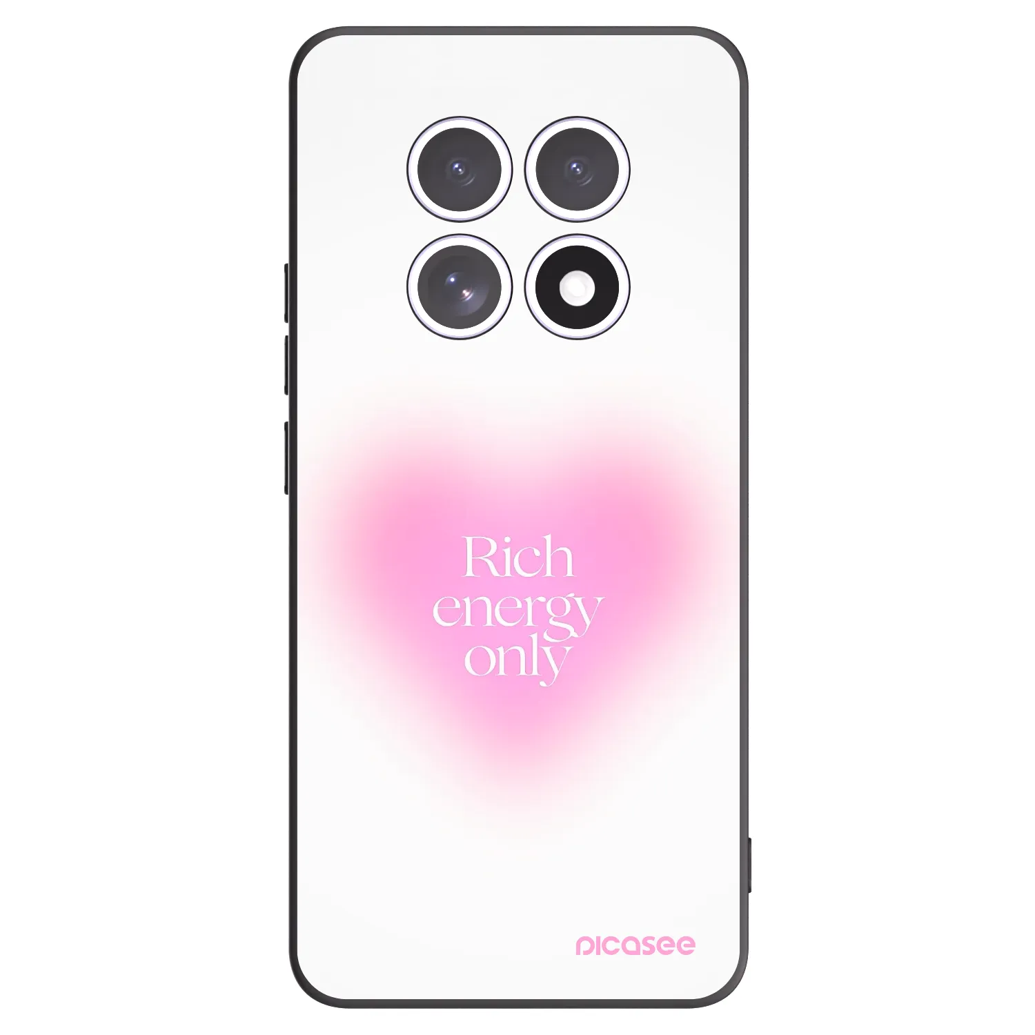 Picasee silikonowe czarne etui na Xiaomi Redmi Note 15 5G - Rich Energy