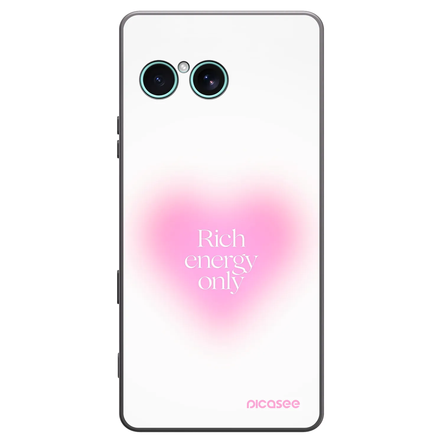 Picasee silikonowe czarne etui na Sony Xperia 10 VII - Rich Energy