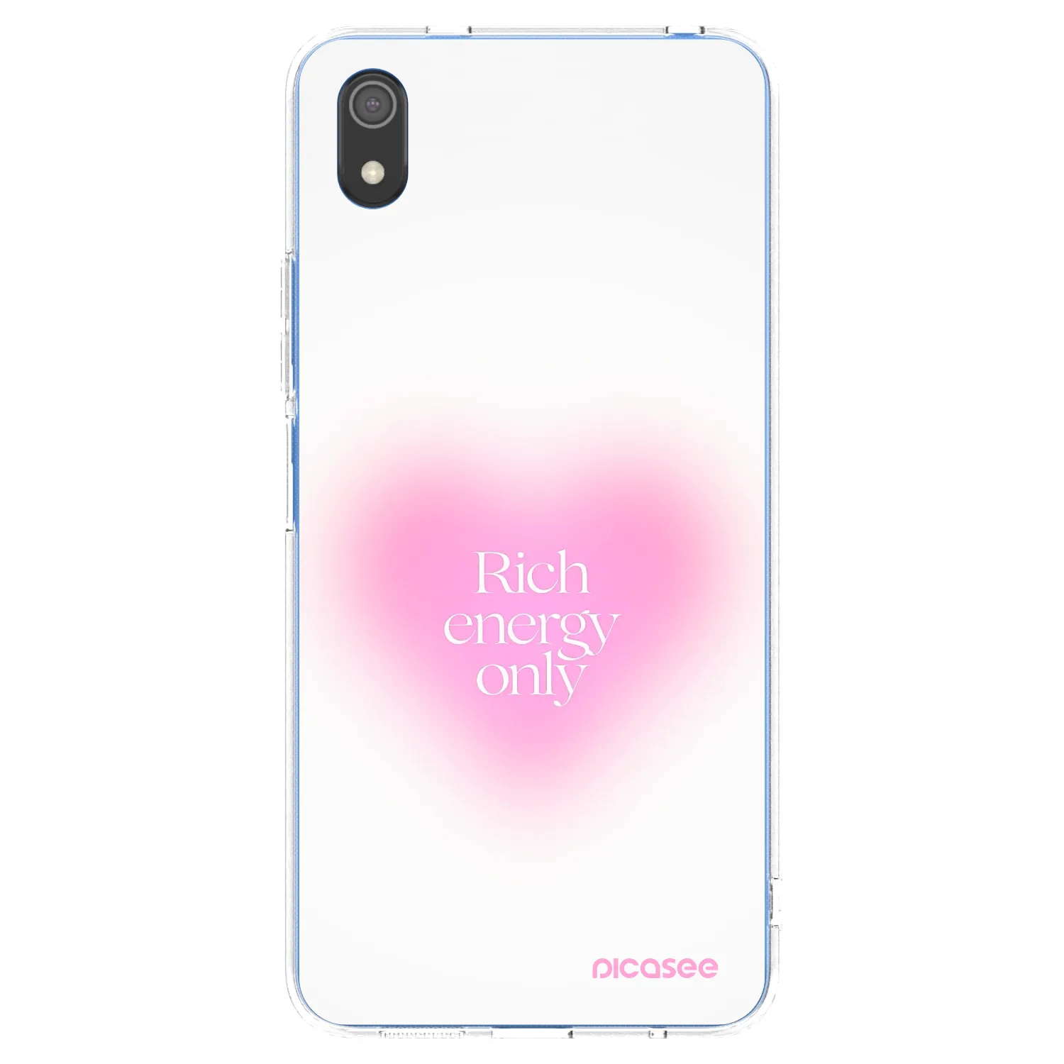 Picasee silikonowe przeźroczyste etui na Xiaomi Redmi 7A - Rich Energy