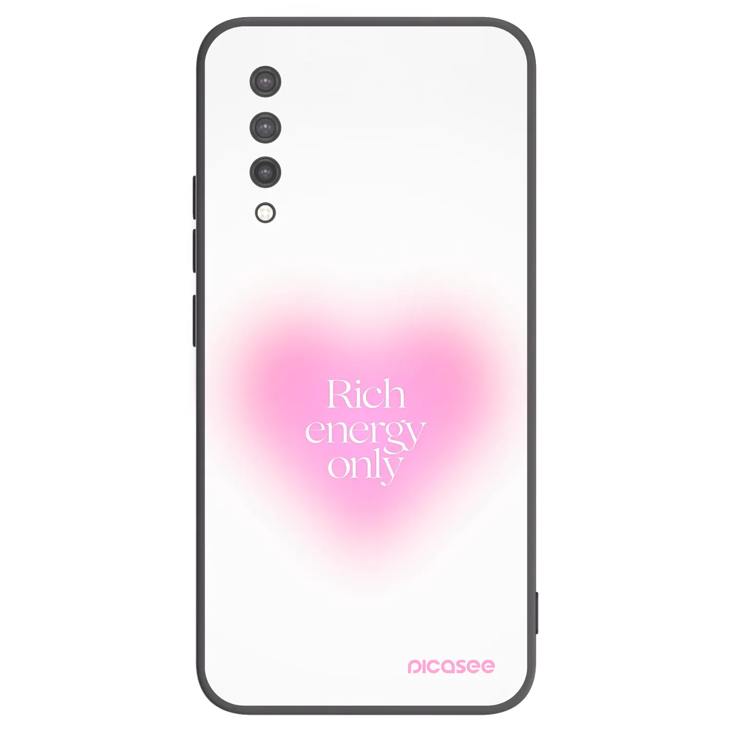 Picasee silikonowe czarne etui na Xiaomi Mi 9 Lite - Rich Energy