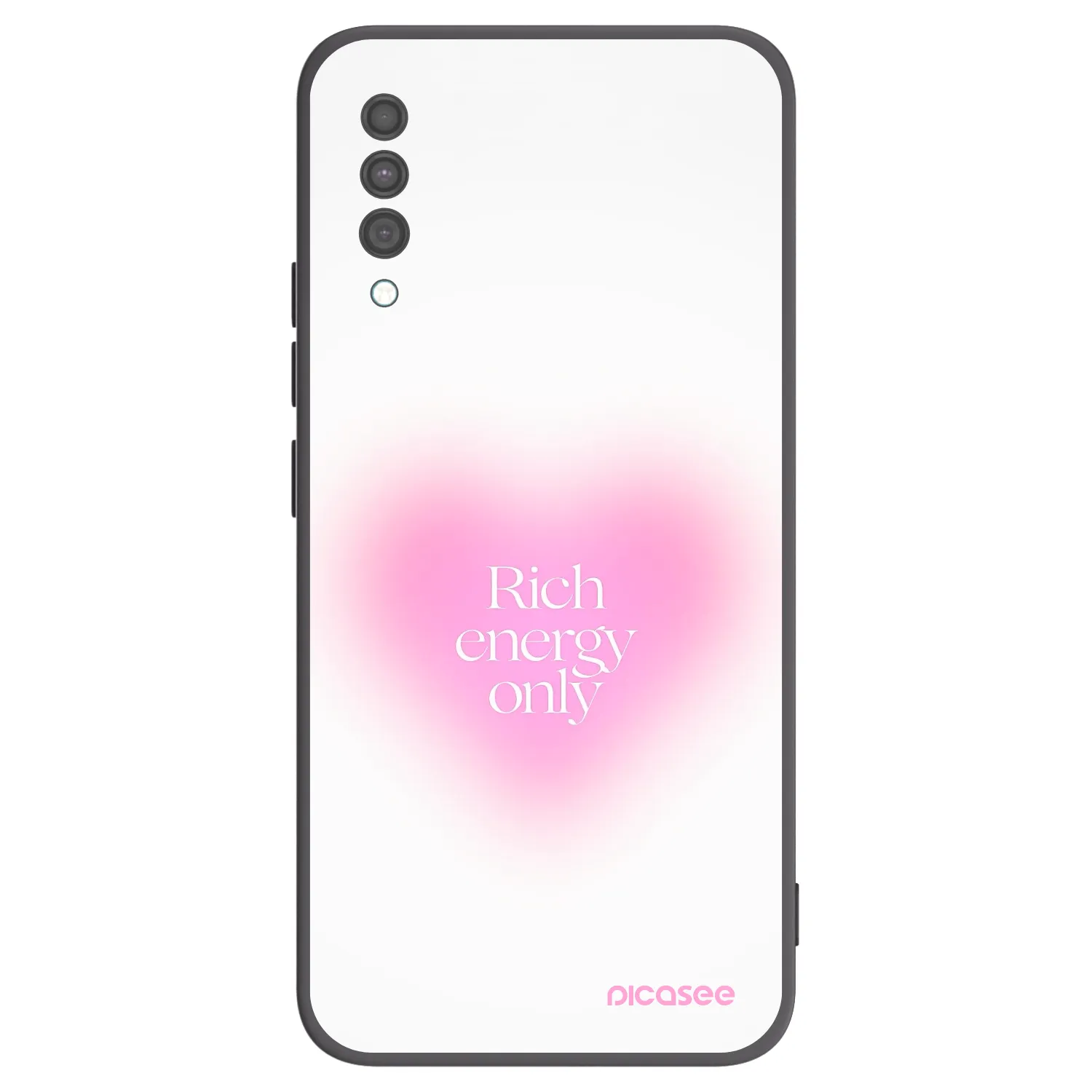 Picasee silikonowe czarne etui na Samsung Galaxy A30s A307F - Rich Energy