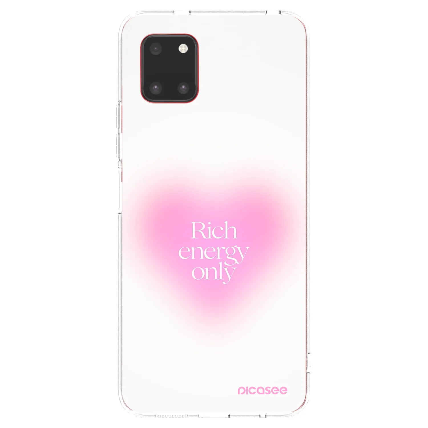 Picasee silikonowe przeźroczyste etui na Samsung Galaxy Note 10 Lite N770F - Rich Energy