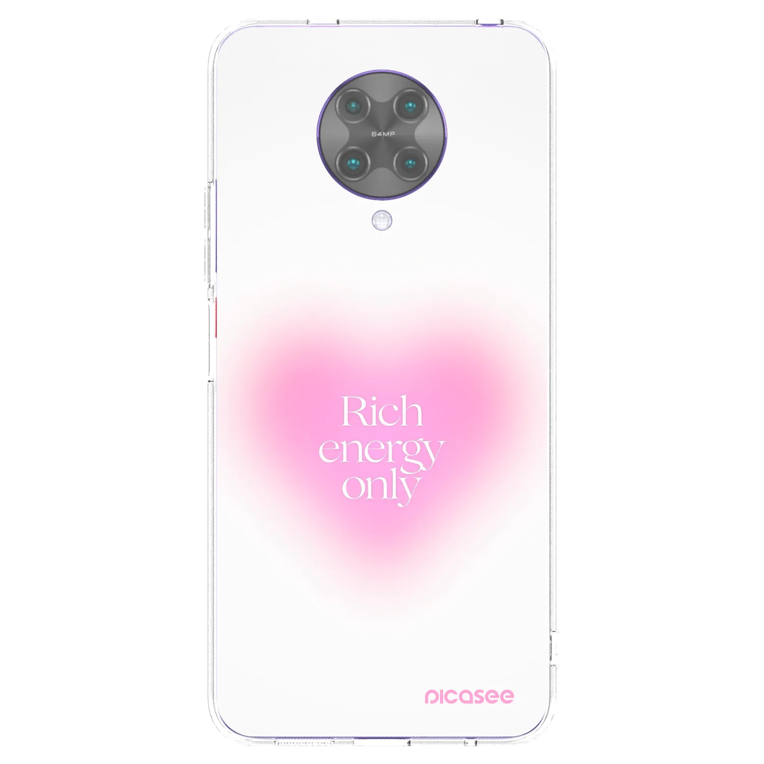 Picasee silikonowe przeźroczyste etui na Xiaomi Poco F2 Pro - Rich Energy