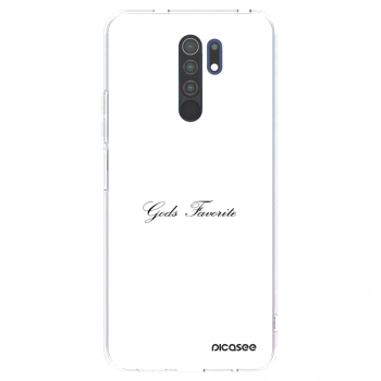 Picasee silikonowe przeźroczyste etui na Xiaomi Redmi 9 - Gods Favorite