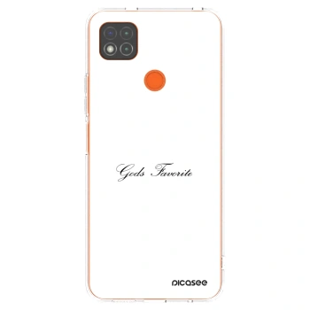 Picasee silikonowe przeźroczyste etui na Xiaomi Redmi 9C - Gods Favorite