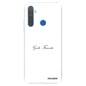 Picasee silikonowe przeźroczyste etui na Realme 5 - Gods Favorite