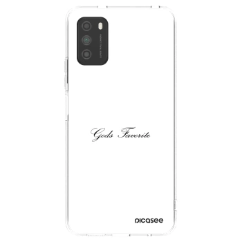 Picasee silikonowe przeźroczyste etui na Xiaomi Poco M3 - Gods Favorite