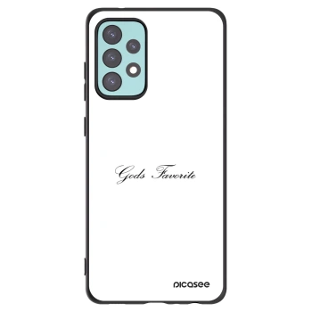 Picasee silikonowe czarne etui na Samsung Galaxy A72 A725F - Gods Favorite