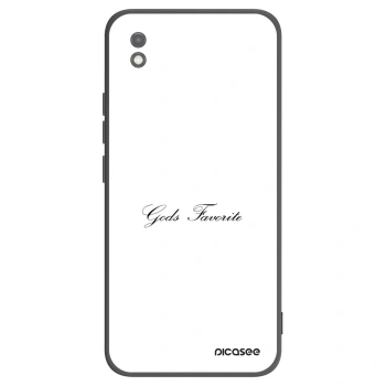 Picasee silikonowe czarne etui na Xiaomi Redmi 9AT - Gods Favorite