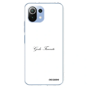 Picasee silikonowe przeźroczyste etui na Xiaomi Mi 11 Lite - Gods Favorite