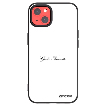 Picasee silikonowe czarne etui na Apple iPhone 13 - Gods Favorite