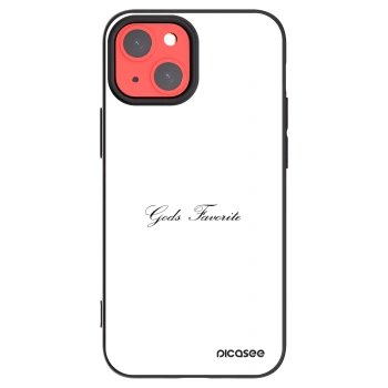 Picasee silikonowe czarne etui na Apple iPhone 13 mini - Gods Favorite