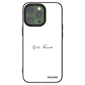 Picasee silikonowe czarne etui na Apple iPhone 13 Pro - Gods Favorite