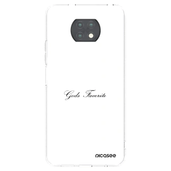 Picasee silikonowe przeźroczyste etui na Xiaomi Redmi Note 9T - Gods Favorite