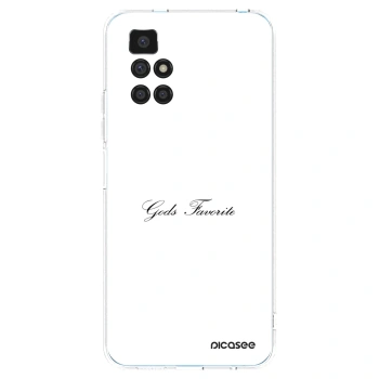 Picasee silikonowe przeźroczyste etui na Xiaomi Redmi 10 - Gods Favorite