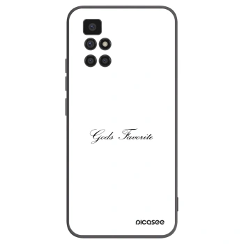Picasee silikonowe czarne etui na Xiaomi Redmi 10 - Gods Favorite