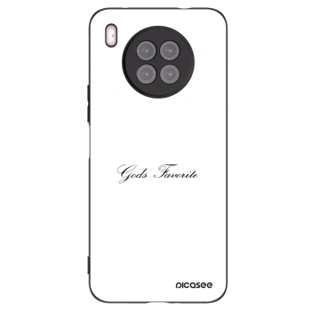 Picasee silikonowe czarne etui na Huawei Nova 8i - Gods Favorite