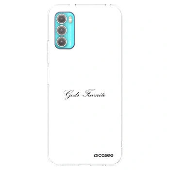 Picasee silikonowe przeźroczyste etui na Motorola Moto G60 - Gods Favorite