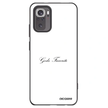 Picasee silikonowe czarne etui na Xiaomi Redmi Note 11S 4G - Gods Favorite