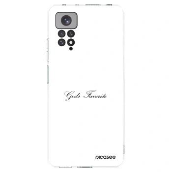 Picasee silikonowe przeźroczyste etui na Xiaomi Redmi Note 11S 4G - Gods Favorite