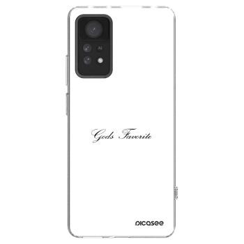 Picasee silikonowe przeźroczyste etui na Xiaomi Redmi Note 11 Pro 5G - Gods Favorite