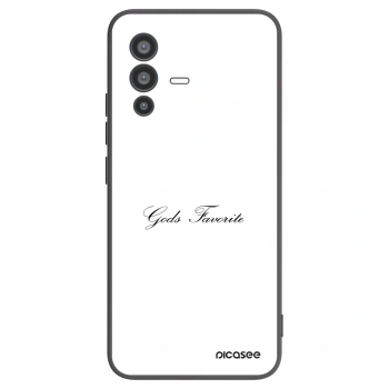 Picasee silikonowe czarne etui na Vivo V23 5G - Gods Favorite