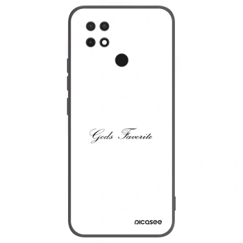 Picasee silikonowe czarne etui na Xiaomi Redmi 10C - Gods Favorite