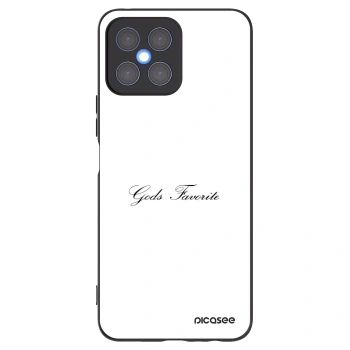Picasee silikonowe czarne etui na Honor X8 4G - Gods Favorite