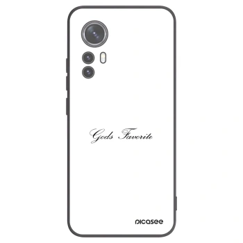 Picasee silikonowe czarne etui na Xiaomi 12X - Gods Favorite