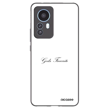 Picasee silikonowe czarne etui na Xiaomi 12T Pro - Gods Favorite