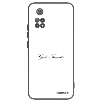 Picasee silikonowe czarne etui na Xiaomi Poco M4 Pro - Gods Favorite