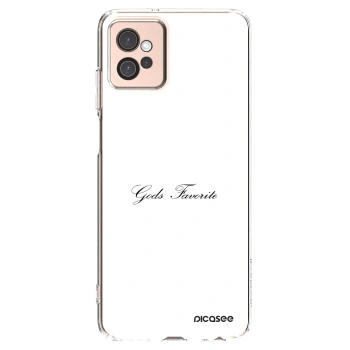Picasee silikonowe przeźroczyste etui na Motorola Moto G32 - Gods Favorite