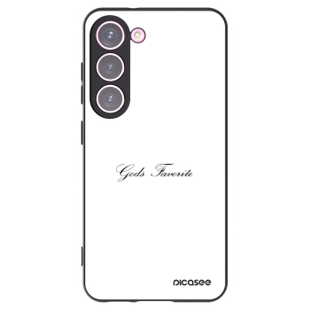 Picasee silikonowe czarne etui na Samsung Galaxy S23 5G - Gods Favorite