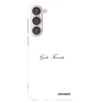 Picasee silikonowe przeźroczyste etui na Samsung Galaxy S23+ 5G - Gods Favorite