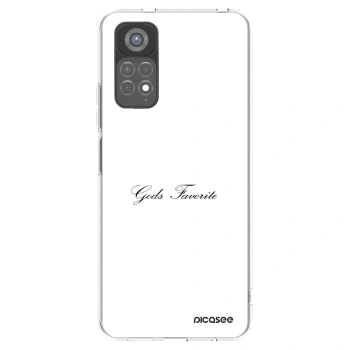 Picasee silikonowe przeźroczyste etui na Xiaomi Redmi Note 11S 5G - Gods Favorite