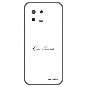 Picasee silikonowe czarne etui na Xiaomi 13 Pro - Gods Favorite