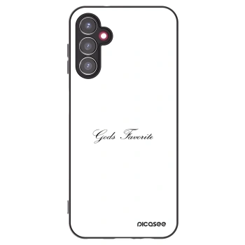 Picasee silikonowe czarne etui na Samsung Galaxy A14 4G A145R - Gods Favorite